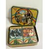 Image 2 : Enesco Wizard of Oz Tin with Brand New Sealed Wizard of Oz Cards 