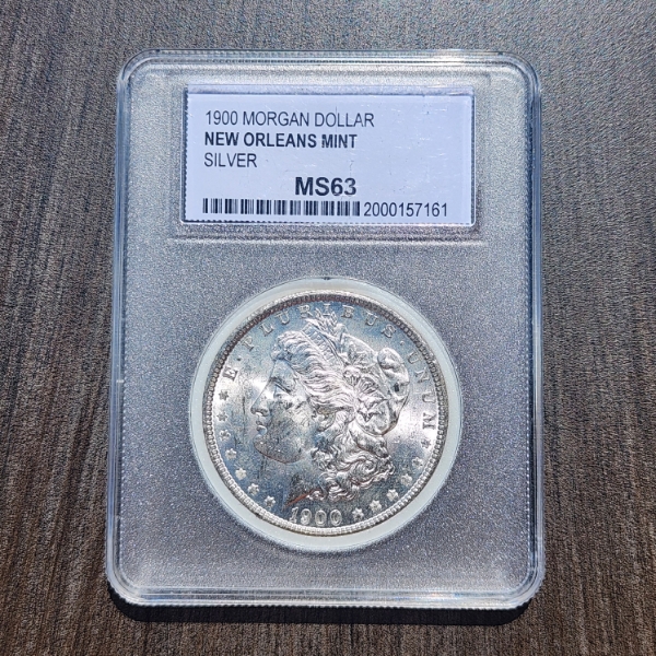 1900-O Morgan Dollar - 90% Silver - PCC MS 63