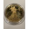 Image 1 : 2000 U.S. 4 Ounce .999 Fine Silver STANDING LIBERTY Round Coin - Mint Condition - Limited Edition