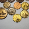 Image 5 : Lot of Assorted Tokens, Metals, World Coins Including Canada & Mexico - See Photos! 