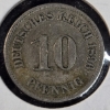 Image 1 : 1896 German 10 Pfennig Coin