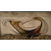 Image 1 : Large Free Form Hand Blown & Crafted Art Glass Sculpture - 21 1/4" by 11 1/4" Excellent