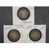 Image 2 : Five Assorted 90% Silver United States Barber Quarters ~ $1.25 Face Value!