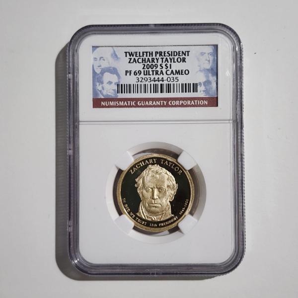 NGC PF69 Ultra Cameo 2009-S United States Zachary Taylor Presidential Dollar