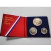 Image 1 : United States 1776-1976 Bicentennial Proof Set: 90% Silver Dollar, Half Dollar, & Quarter