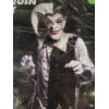 Image 2 : Brand New One Size Fits Most Evil Harlequin Costume Set Includes Light Up Mask, Costume, & Gloves!