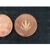 Image 6 : Two Copper 1 Oz Rounds - One Featuring Cryptid Jackalope & One Cannabis Coin