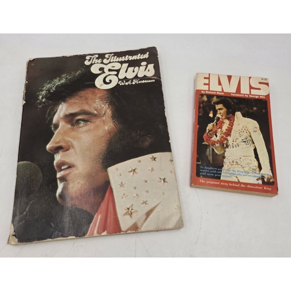 1976 Illustrated Elvis Presley Book And 1977 Paperback Book
