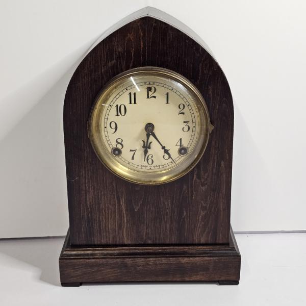 Antique Sessions Clock Company Gothic Beehive Mantel Clock