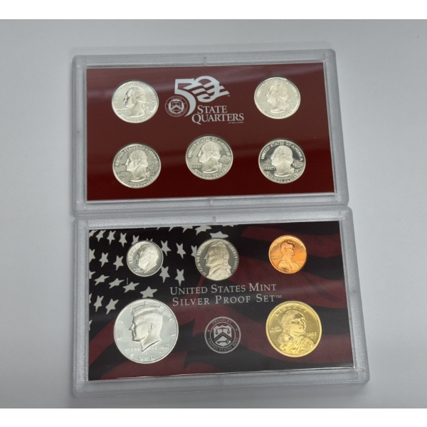 2003 United States Mint Silver Proof Set- Beautiful Condition