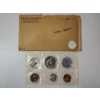 Image 1 : 1958 United States Mint Silver Proof Set: 90% Silver Half Dollar, Quarter, Dime