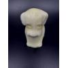 Image 6 : Degenhart Dogs - Ivory - Adorable Uranium Glass Dog Figurine - ~2.5 inches 