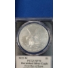 Image 5 : 2023-W PCGS SP70 Burnished First Day Of Issue 1 oz .999 Fine Silver American Eagle - Signed