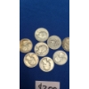 Image 2 : Assorted Years/Mint Marks 90% Silver Washington Quarters - Face Value: $2.00