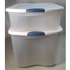 Image 3 : Sterilite 35 Qt & 66 Qt Clear Plastic Storage Bins 