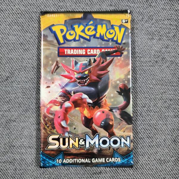 SEALED VINTAGE Pokemon Sun & Moon 10 Card Booster Pack ~ Guaranteed Rare in Each Pack!