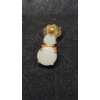 Image 2 : 14K Opalite Stud Earrings - Weight: 0.9g