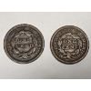 Image 2 : (2) US Large Cents - 1841 & 1848 - $0.02 FV