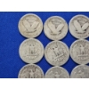 Image 9 : x25 Assorted Years 90% Silver Washington and Standing Liberty Quarters FV: $5.00