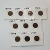 Image 1 : Lot of 10 Assorted Lincoln Wheat Cents