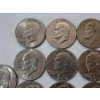 Image 2 : x21 Assorted Years U.S. Eisenhower Dollars FV: $21.00