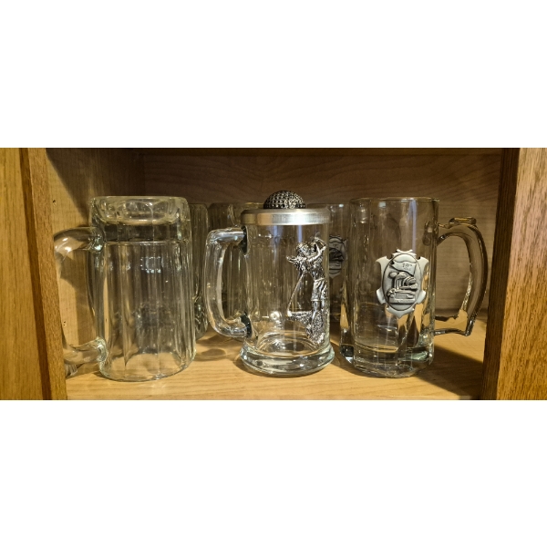 Kitchen Glassware - Set Of 8 Various Mugs As Shown