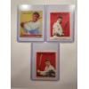 Image 1 : Lot of 3 Cracker Jack & Big League Chew Throwback Cards - Ruth, Joe Jackson & Ty Cobb In 