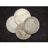 Image 2 : $2.00 Face Value in 90% Silver Barber Half Dollars - 4 Assorted Condition Coins