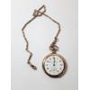 Image 1 : Gold-Filled Hampden Watch Co. 17 Jewel Pocket Watch and Chain