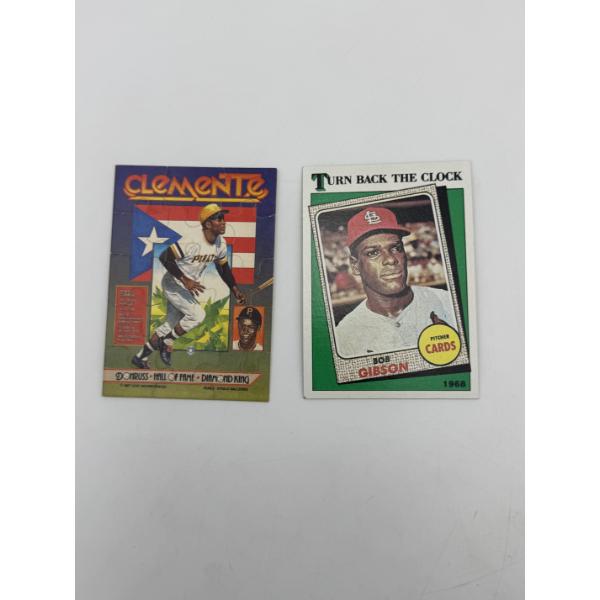 Lot of (2) Baseball Trading Cards