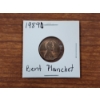 Image 1 : *MINT ERROR* 1989-D United States Lincoln Penny ~ Stamped On Bent Planchet ~ Very Unique Coin!