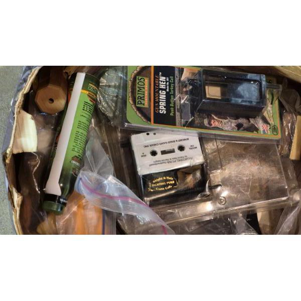 PICKUP IN CANTON -  As Shown - Box Of Assorted Game Calls 