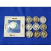 Image 1 : 90% Silver U.S. Dimes: (9) Assorted Years Mercury & (1) 1913 Barber Dime - FV: $1.00
