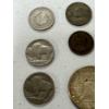 Image 5 : Small Coin Collection Including Silver Half Dollar, Mercury Dimes, Silver War Nickel & Others