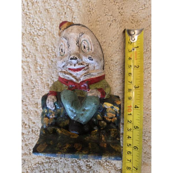 *Pick Up At Mantua Home-No Shipping Available* Collectable Rare Vintage 5'' Humpty Dumpty Coin Bank 