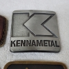 Image 3 : Four Assorted Vintage Collectible Belt Buckles Ft. JOY, Kennametal, West Virginia & Northern Coal Co