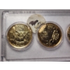Image 5 : Five Assorted Gold Plated United States 2002 States Quarters in Nice Acrylic Display