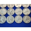 Image 12 : Lot of Silver Quarters: Including Washington, Standing Liberty, and Barber FV: $10.00