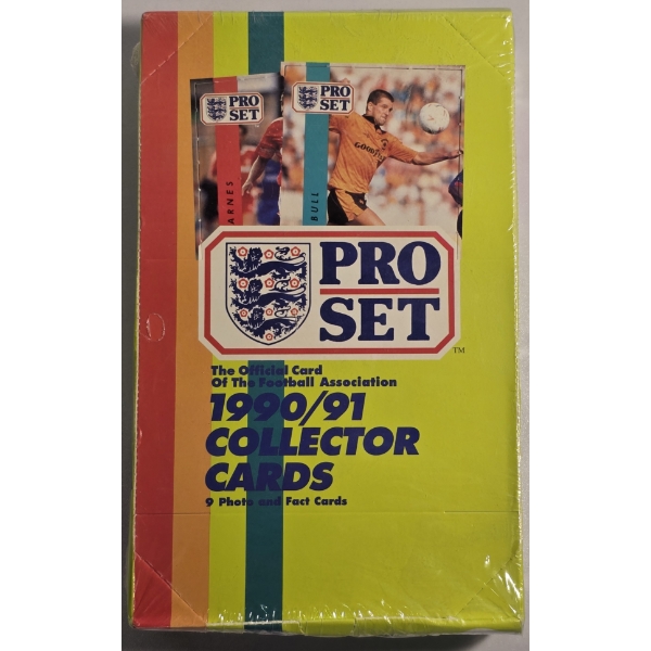 Wax Box ProSet Soccer 1990/91 Collector Cards