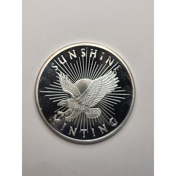 Sunshine Minting 1/2 Troy Oz .999 Fine Silver Round