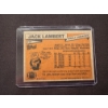 Image 2 : 1981 Topps Jack Lambert Pittsburgh Steelers Football Card In Protective Holder - Mint Condition