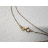 Image 5 : 10K Yellow Gold 19in Necklace with "B" Pendant TW: 1.2g