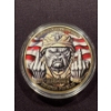 Image 1 : United States Marine Corps 250th Year Anniversary Challenge Coin - Mint Condition - Limited Edition