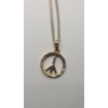 Image 4 : Gold Filled Bracelet, Peace Necklace & Watch Chain - Weight: 18.5g