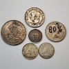 Image 6 : 6 Assorted Foreign SILVER Coins - See Description & Photos!!