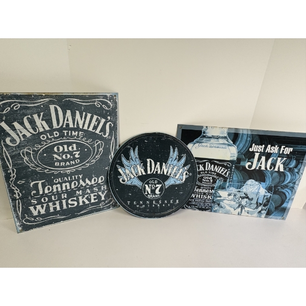 Jack Daniels Signs - 3 - Tennessee Whiskey 