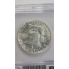 Image 4 : ICG 1963-D AU55 90% Silver Franklin Half Dollar