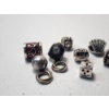 Image 13 : Pandora Bracelet Set: Various Sterling Silver & Other Metal Charms - TW of Sterling Silver: 39.1g
