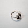 Image 3 : Sterling Silver "Olive Leaf" Wrap Ring - Size 8- TW: 2.5g