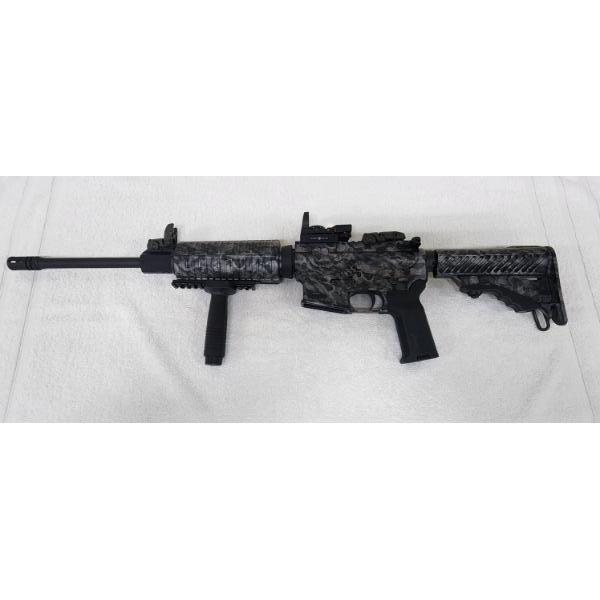 DPMS Panther Arms A-15 .223/5.56mm AR-15 Style Semi-Automatic Rifle - Skull Camo Finish w/ Optic
